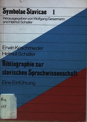 Imagen del vendedor de Bibliographie zur slavischen Sprachwissenschaft : eine Einfhrung. Symbolae Slavicae ; Bd. 1 a la venta por books4less (Versandantiquariat Petra Gros GmbH & Co. KG)