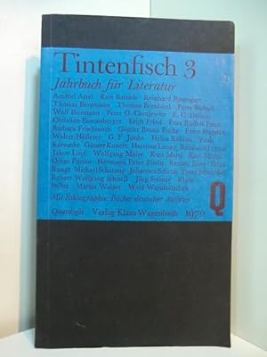 Bild des Verkufers fr Tintenfisch Nr. 3. Jahrbuch fr Literatur zum Verkauf von Antiquariat Weber