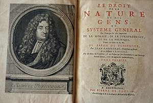 Bild des Verkufers fr Le Droit de la Nature et des Gens. Ou systme gnral des principes les plus importans de la morale, de la jurisprudence et de la politique. Traduit du latin . par Jean Barbeyrac, avec des notes du traducteur et une prface qui sert d'introduction  tout l'ouvrage. Seconde dition, revue et augmente considrablement. zum Verkauf von LIBRAIRIE GIARD