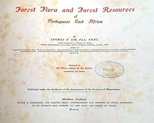 FOREST FLORA AND FOREST RESOURCES OF PORTUGUESE EAST AFRICA.