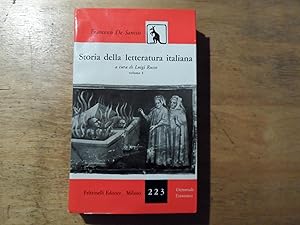 Immagine del venditore per Storia della letteratura italliana - Volume primo venduto da Ratisbona Versandantiquariat