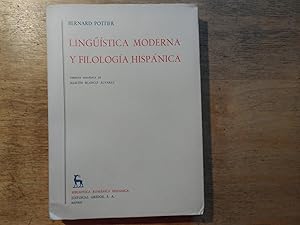 Imagen del vendedor de Lingistica moderna y filologia hispanica - Biblioteca romanica hispanica 110 a la venta por Ratisbona Versandantiquariat