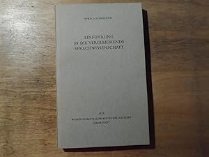 Seller image for Einfhrung in die vergleichende Sprachwissenschaft for sale by Ratisbona Versandantiquariat
