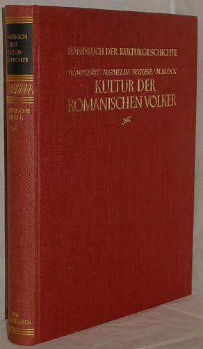 Bild des Verkufers fr Kultur der Romanischen Vlker. 16 tls. farb. mont. Tafn., 307 Textabb. zum Verkauf von Antiquariat Reinsch