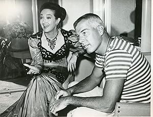 Dorothy Lemour and Lee Marvin