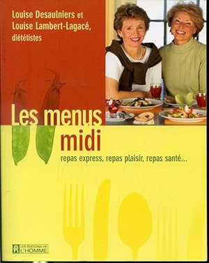 Seller image for Les menus midi for sale by Librairie Le Nord