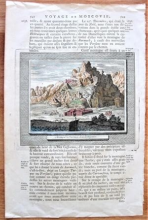 Seller image for Antique Copperplate Engraving. Mountain of Barmach in the Dagestan for sale by Ken Jackson