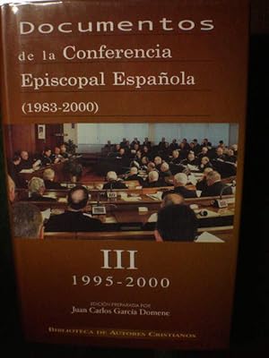 Image du vendeur pour Documentos de la Conferencia Episcopal Espaola (1983-2000). Tomo III. (1995-2000) mis en vente par Librera Antonio Azorn