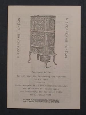 Bericht über die Entstehung der Gießerei 1849 - 1860. Sondergabe Nr. 7 der Vereinsnachrichten aus...