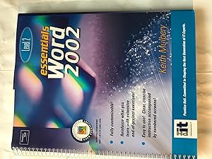 Imagen del vendedor de Essentials: Word 2002 Level 2 (Essentials Series: Microsoft Office XP) a la venta por H&G Antiquarian Books