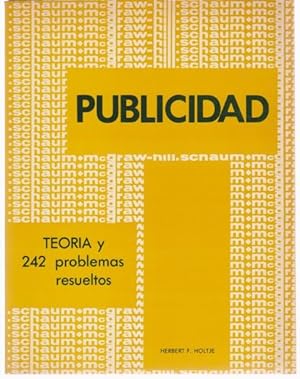 Imagen del vendedor de PUBLICIDAD. TEORIA Y 242 PROBLEMAS RESUELTOS a la venta por LIBRERIA TORMOS