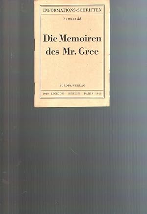 Die Memoiren des Mr. Gree