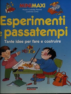 Imagen del vendedor de Esperimenti e passatempi a la venta por Librodifaccia