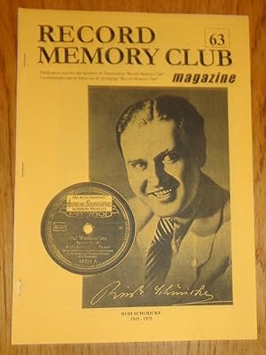 Record Memory Club Magazine, n°63