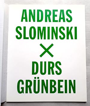 Andreas Slominski - Mühlen / Mills - Durs Grünbein - Denkmal für einen Fuß / Monument to a Foot -...