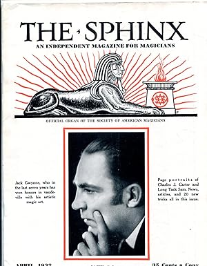 Seller image for The Sphinx, an Independent Magazine for Magicians, April 1932, Vol. XXXI, No. 2 for sale by Centurybookstwo