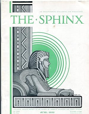 Seller image for The Sphinx, an Independent Magazine for Magicians, June 1932, Vol. XXXI, No. 4 for sale by Centurybookstwo