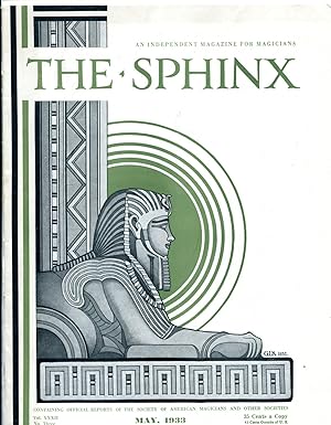 Seller image for The Sphinx, an Independent Magazine for Magicians, May 1933, Vol. XXXII, No. 3 for sale by Centurybookstwo
