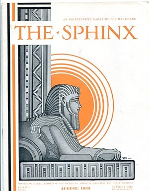 Seller image for The Sphinx, an Independent Magazine for Magicians, August 1933, Vol. XXXII, No. 6 for sale by Centurybookstwo