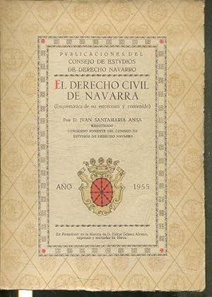 EL DERECHO CIVIL EN NAVARRA (ESQUEMATICA DE SU ESTRUCTURA Y CONTENIDO).