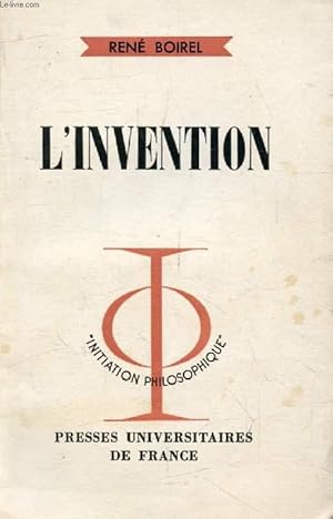 Imagen del vendedor de L'INVENTION (Initiation Philosophique) a la venta por Le-Livre