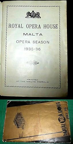 ROYAL OPERA HOUSE Malta Opera Season 1935-36