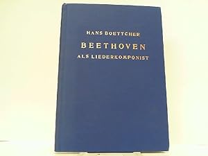 Imagen del vendedor de Beethoven als Liederkomponist. a la venta por Antiquariat Ehbrecht - Preis inkl. MwSt.