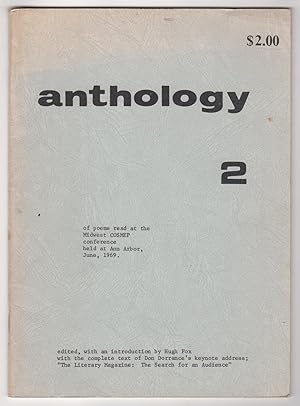 Image du vendeur pour Anthology 2 of Poems Read at the Midwest COSMEP Conference Held at Ann Arbor, June 1969 mis en vente par Philip Smith, Bookseller