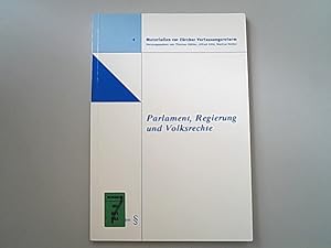 Bild des Verkufers fr Parlament, Regierung und Volksrechte. zum Verkauf von Antiquariat Bookfarm