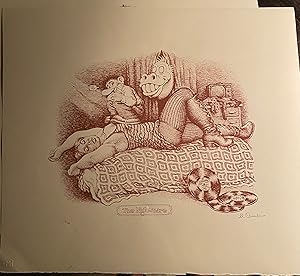 Seller image for The Nightmare (after Fuseli), a signed and numbered lithograph by Robert Crumb for sale by Rob Warren Books