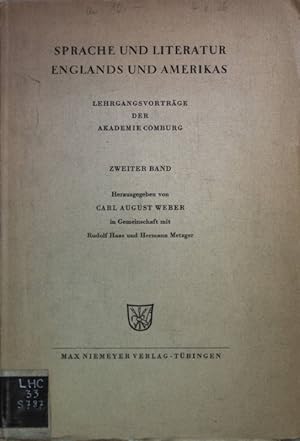 Immagine del venditore per Sprache und Literatur Englands und Amerikas: Lehrgangsvortrge der Akademie Comburg: ZWEITER BAND. venduto da books4less (Versandantiquariat Petra Gros GmbH & Co. KG)