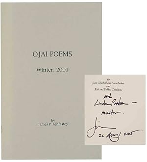 Seller image for Ojai Poems Winter, 2001 for sale by Jeff Hirsch Books, ABAA