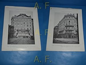 Wohn- und Geschäftshaus zum Herrnhuter, Wien I. Neuer Markt. (Architekt: Julius Mayreder) Wiener ...