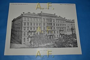 Grand-Hôtel in Wien. Kärntner Ring (Architekten: Carl Tietz) Wiener Bauten-Album. Blatt Nr. 19. V...