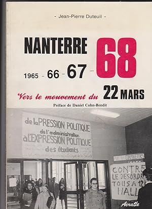 Vers le mouvement du 22 mars. Nanterre 1965 -66-67-68