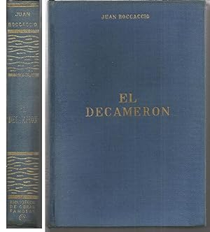 EL DECAMERON (colecc Biblioteca de obras famosas) con nota de la vida y obra de Boccaccio -EDICIO...