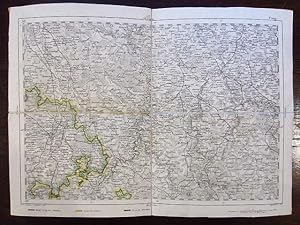 Reymann's Topographische Special-Karte von Deutschland und den angrenzenden Staaten 1:200.000 Bla...