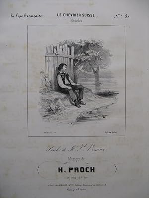 Immagine del venditore per PROCH Heinrich Le Chevrier Suisse Chant Piano ca1840 venduto da partitions-anciennes