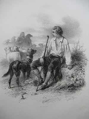 Gustave JANET Illustration seule XIXe siècle