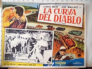 Image du vendeur pour LA CURVA DEL DIABLO - 1957Dir: CORNEL WILDECast: CORNEL WILDEJEAN WALLACEMARY ASTORMEXICOL.C.- 31 x 41-Cms.-13 x 16 IN.PLEASE CHECK THE PICTURE FOR CONDITION mis en vente par ORIGINAL LOBBY CARD