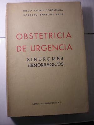 Imagen del vendedor de Obstetricia de Urgencia. Sndromes hemorrgicos a la venta por Librera Antonio Azorn