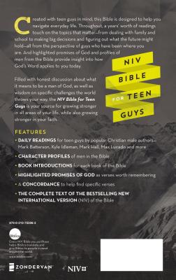 Seller image for NIV Bible for Teen Guys, Hardcover: Building Faith, Wisdom and Strength (Hardback or Cased Book) for sale by BargainBookStores