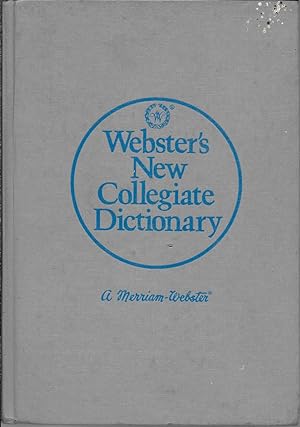 Immagine del venditore per Webster's New Collegiate Dictionary venduto da Charing Cross Road Booksellers