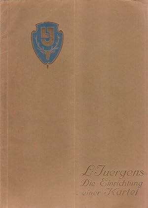 Das Einrichten einer Kartei. Seit 80 Jahren Qualitätswaren, (1844 - 1924). Buchdruckerei u. Konto...