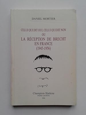 Immagine del venditore per La Rception de BRECHT en France (1945-1956) venduto da Pascal Coudert