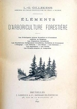 Imagen del vendedor de LMENTS D'ARBORICULTURE FORESTIRE. a la venta por Livraria Castro e Silva