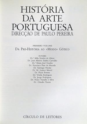 HISTÓRIA DA ARTE PORTUGUESA. [3 VOLS.]