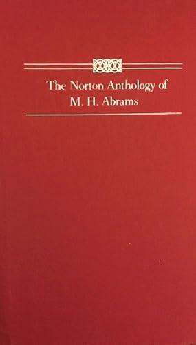 Bild des Verkufers fr The Norton Anthology of M.H. Abrams zum Verkauf von Alplaus Books