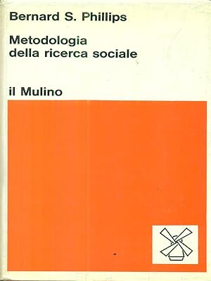 Bild des Verkufers fr Metodologia della ricerca sociale zum Verkauf von Librodifaccia