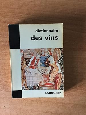 Image du vendeur pour DICTIONNAIRE DES VINS mis en vente par KEMOLA